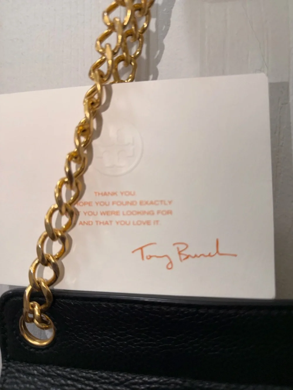 Tory Burch Britten Black Leather Flap Convertible Shoulder Bag/Crossbody Bag - Picture 4 of 8